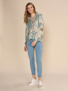 blouse | EISA - wasabi print