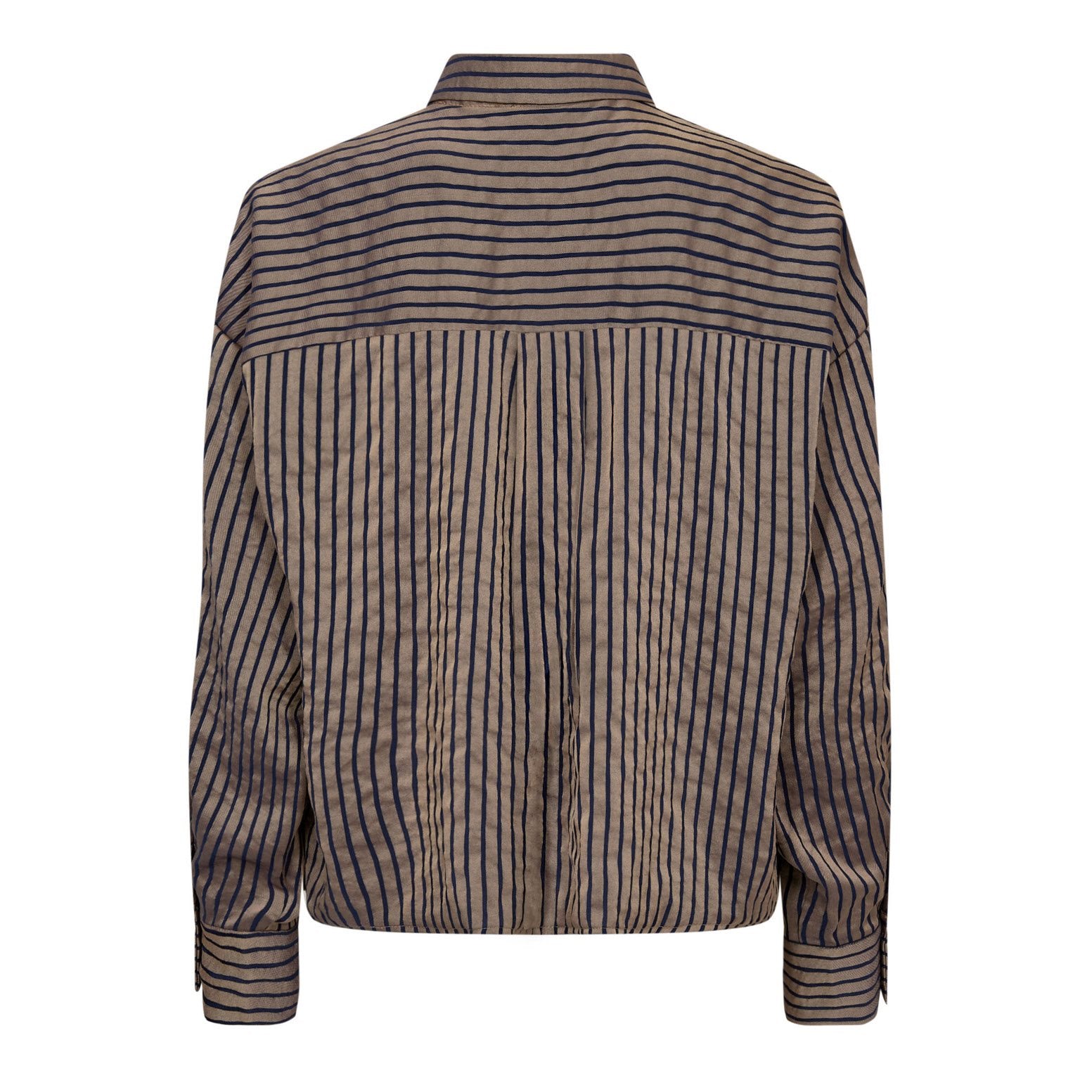 blouse | CALVIA - caramel/blauw