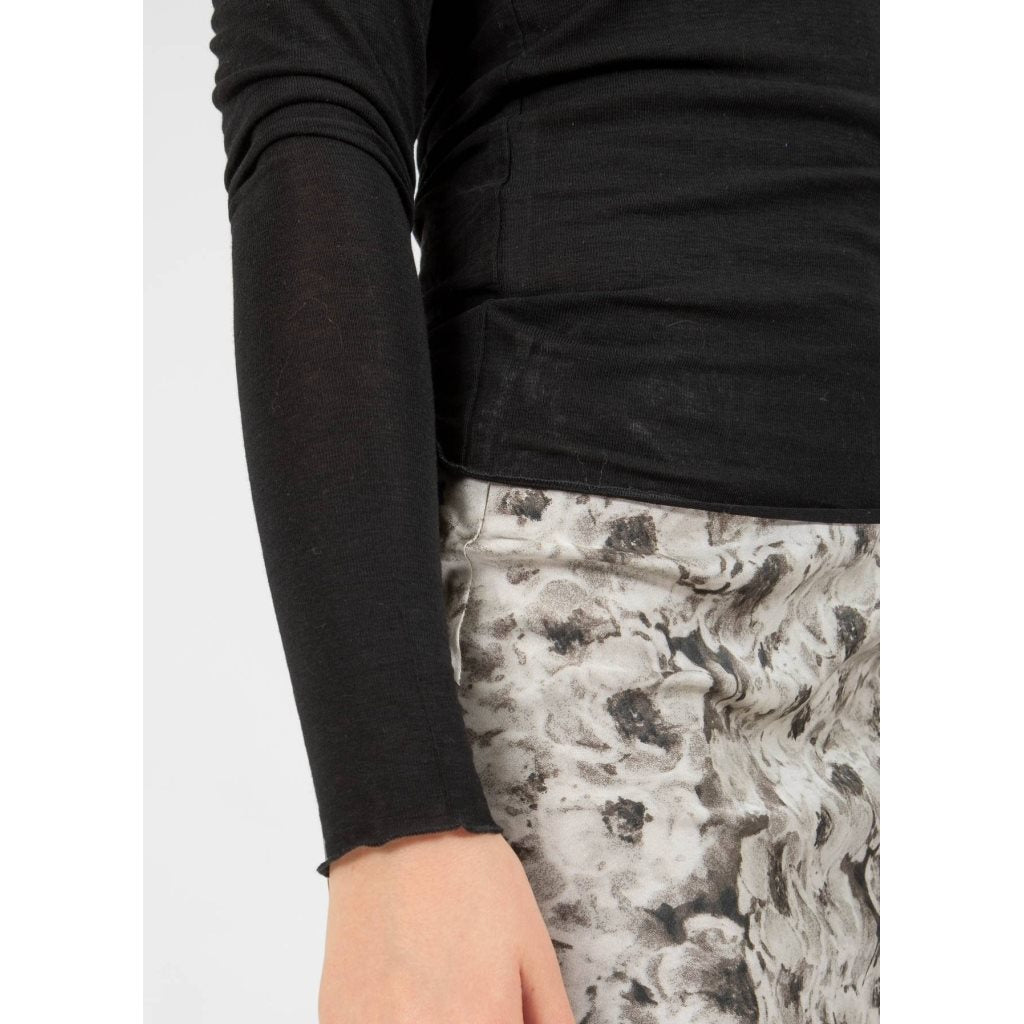 shirt | LANA - zwart