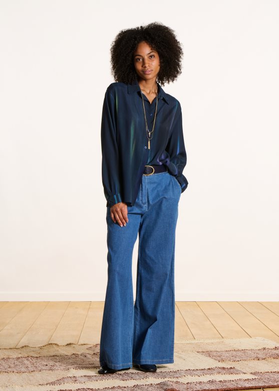 blouse | PEPA-T - navy