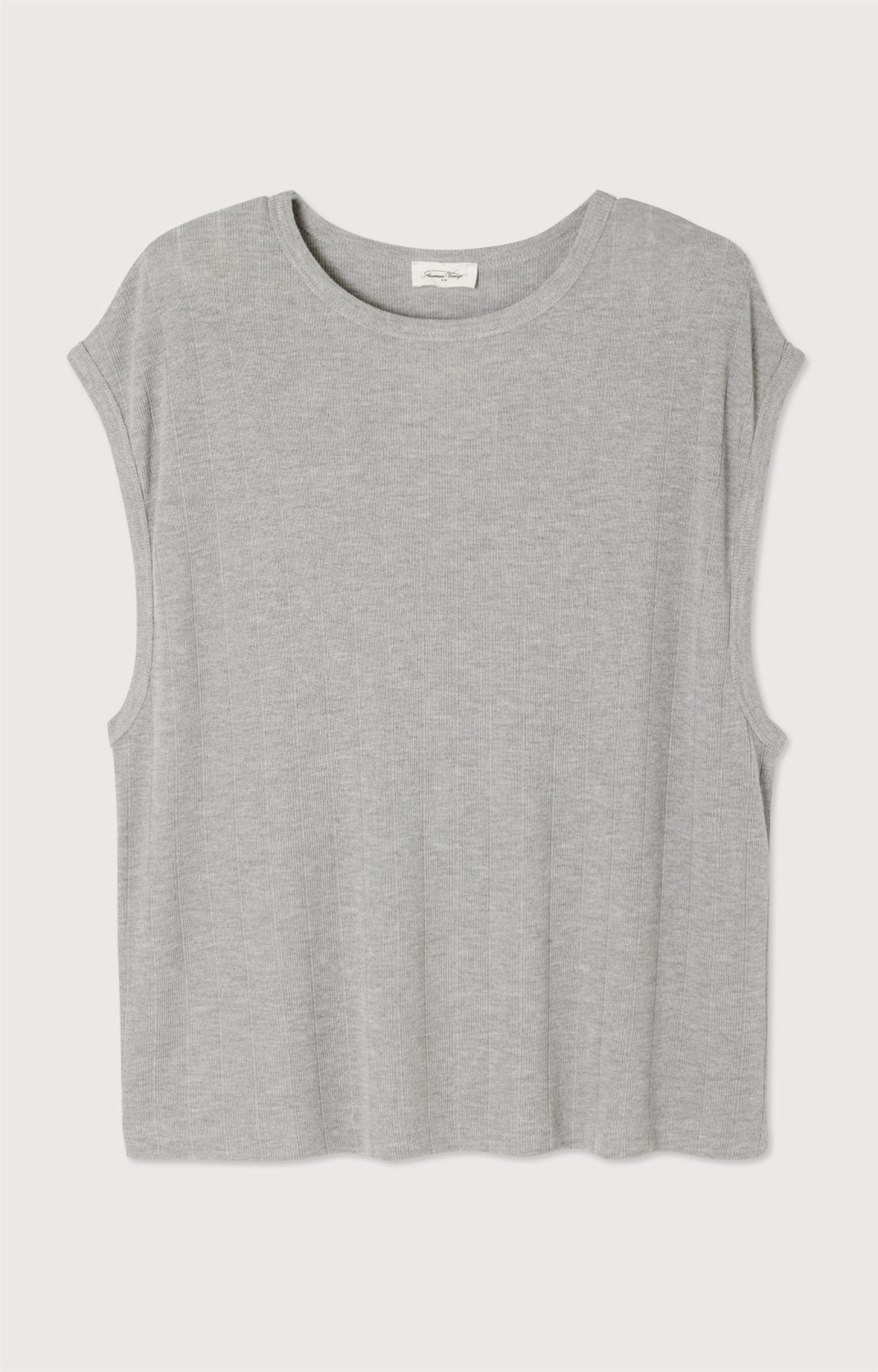 shirt | ROA - gemeleerd grijs