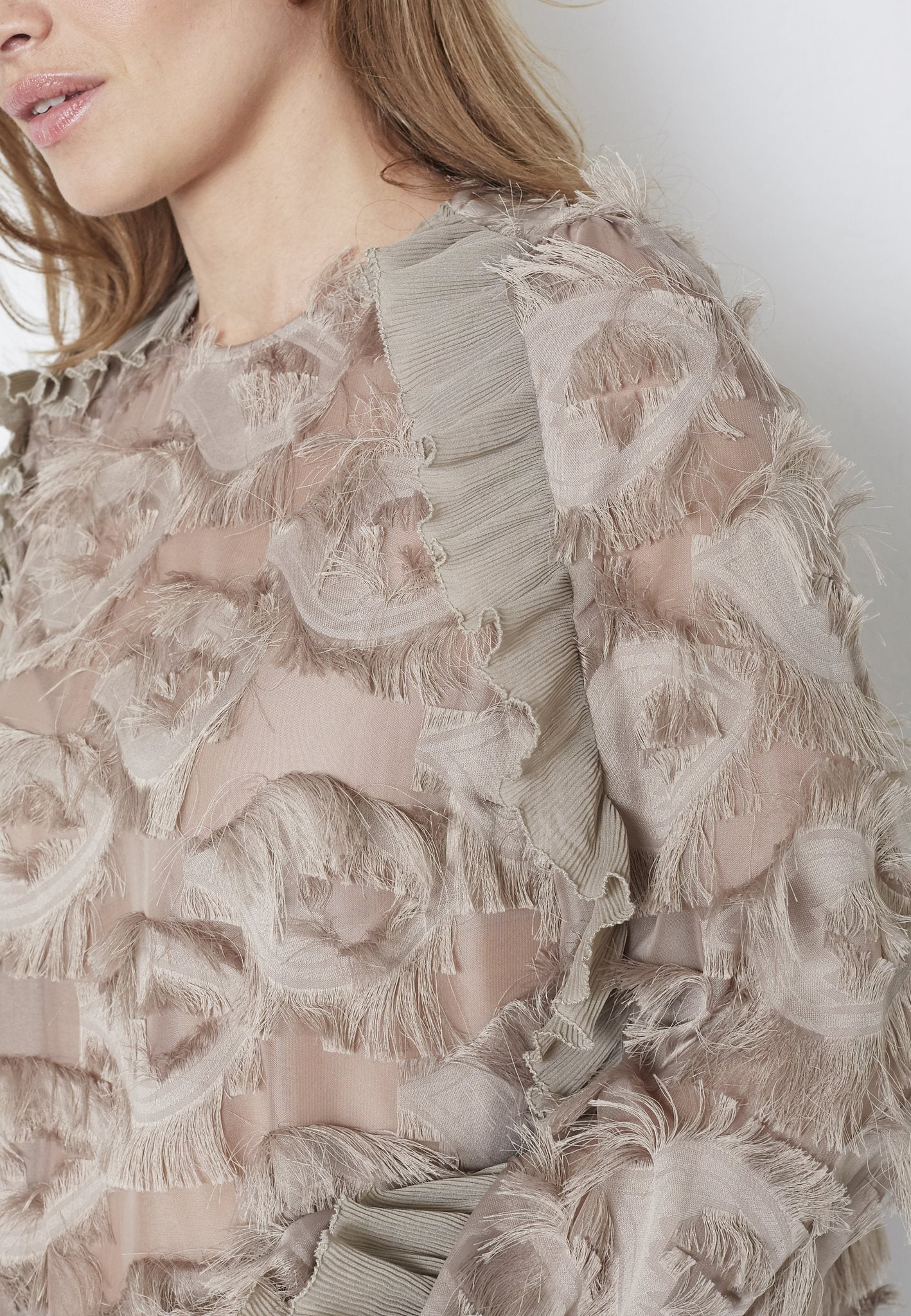 blouse | SYRA - zand