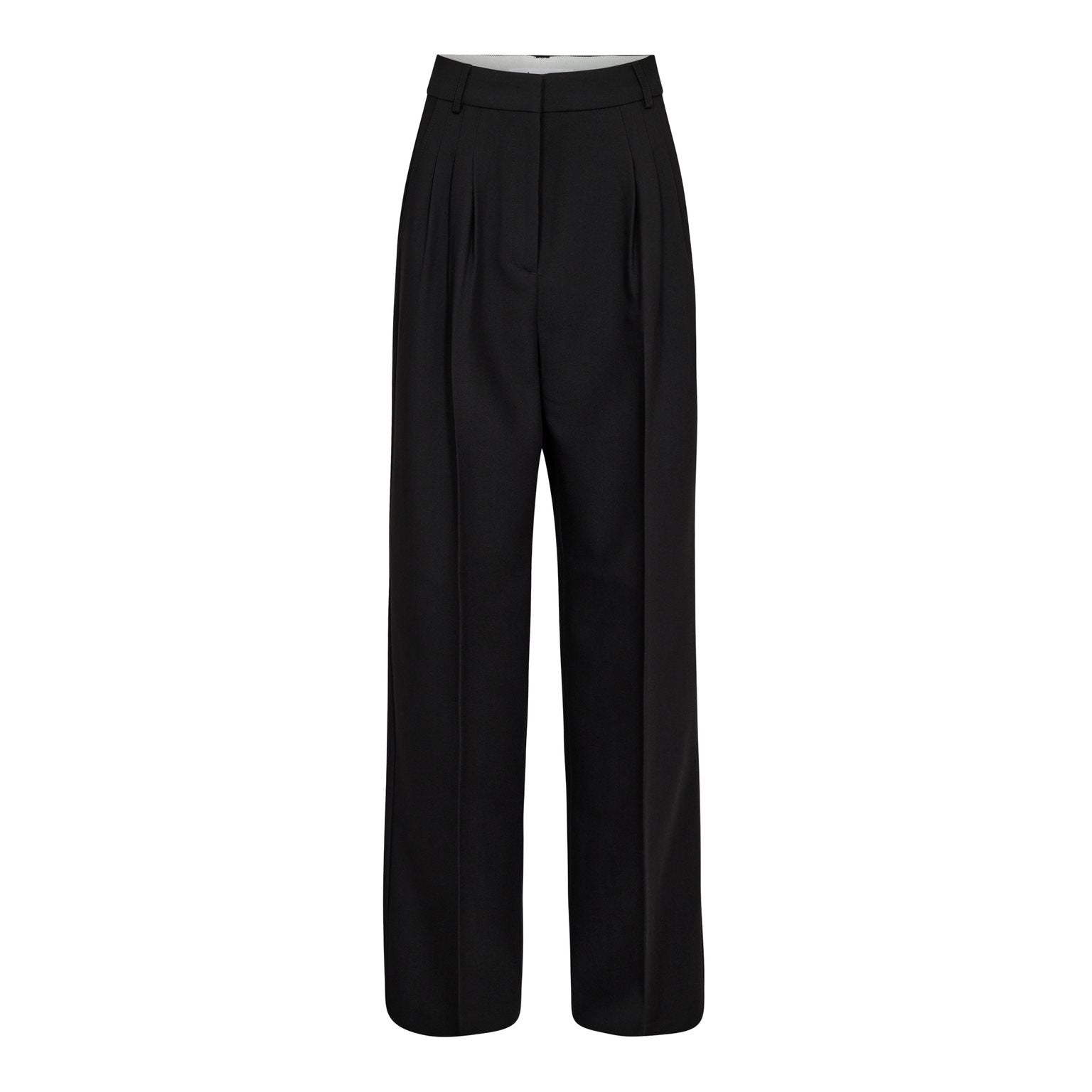 pantalon | VOLA pleats - zwart