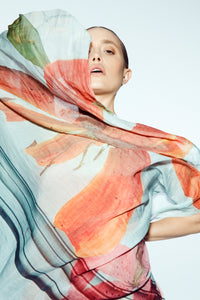 sjaal | NEON POPPY - multicolor
